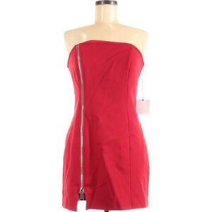 by the way. Red Strapless Dres Size M